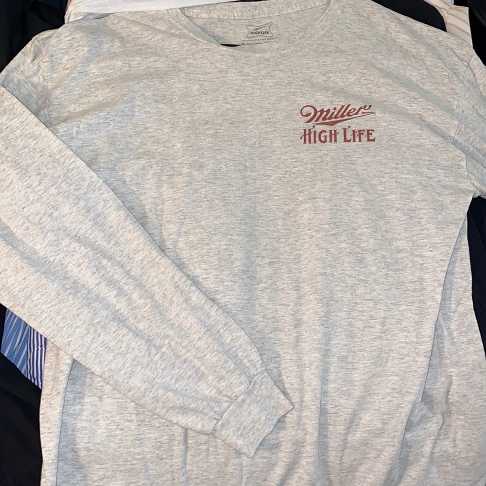 Miller high life long sleeve tee